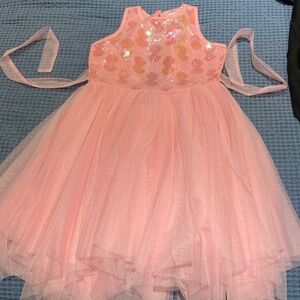 Justice Pink Sequin Kids Dance Costume